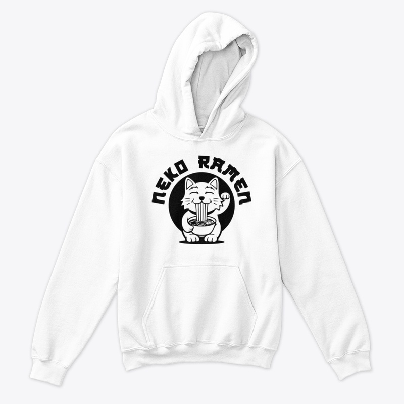 Cute Cat Eating Ramen, Neko Ramen 
