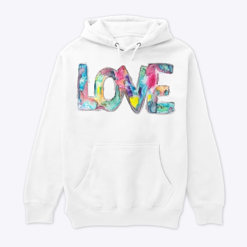 Watercolor LOVE shirt