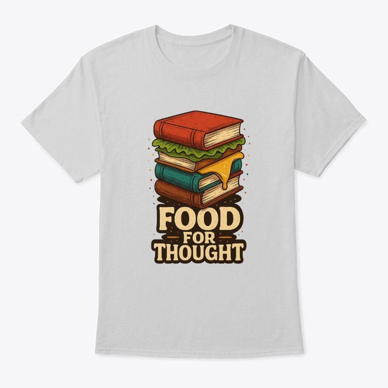 Book Burger Print - Food for Thought 