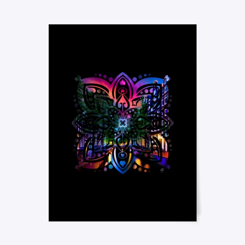 Amsterdam City Silhouette (black)