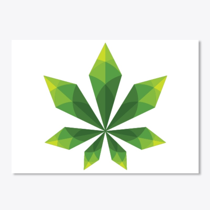 Gradient green flower