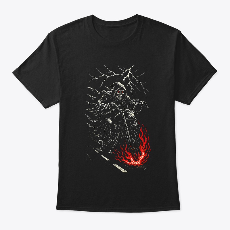 Death Rider | Flaming Motorcycle Reaper