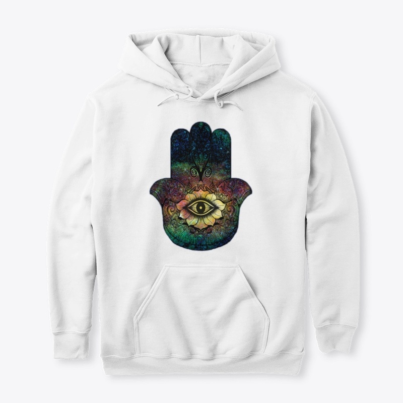 Hamsa amulet - Hand of Fatima in color 