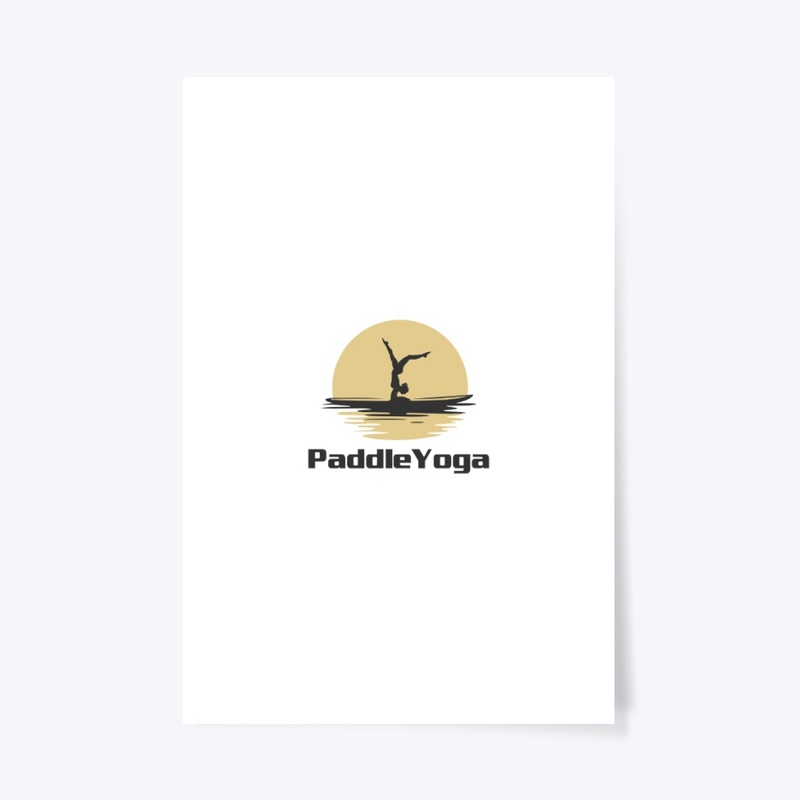SUP, paddle board yoga pincha position
