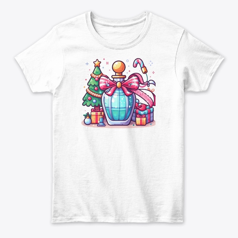 Christmas Holiday Perfume Bottle Tee