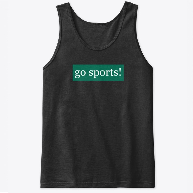 Go Sports Written in White on Green