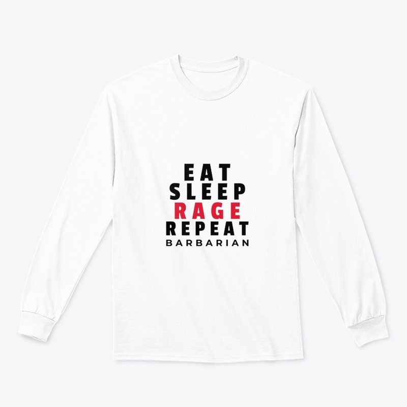 DnD - Eat Sleep Rage Repeat - Dark