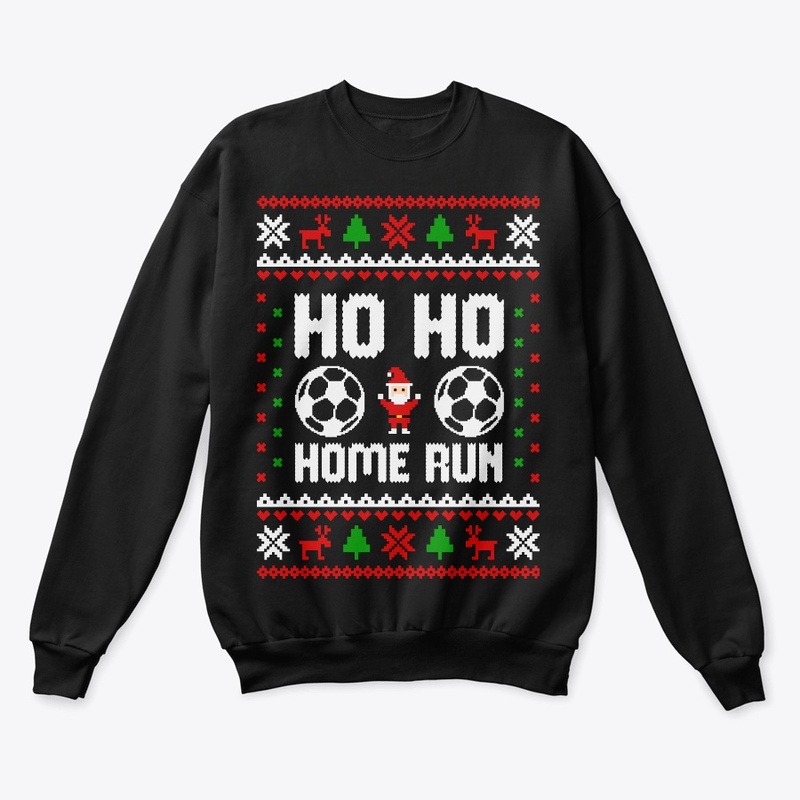 ho ho home run ugly sweater