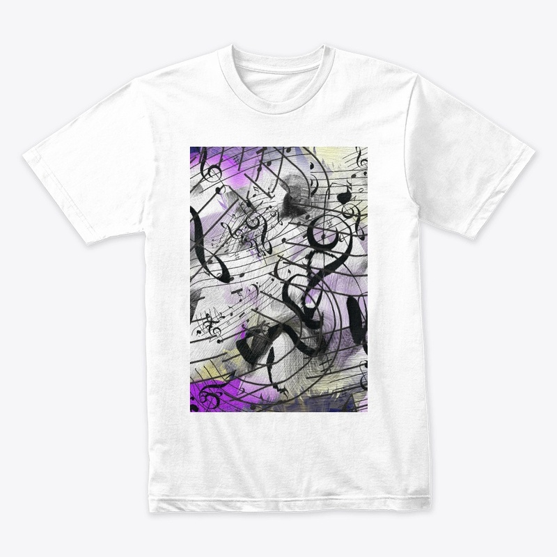 Music icons with purple color