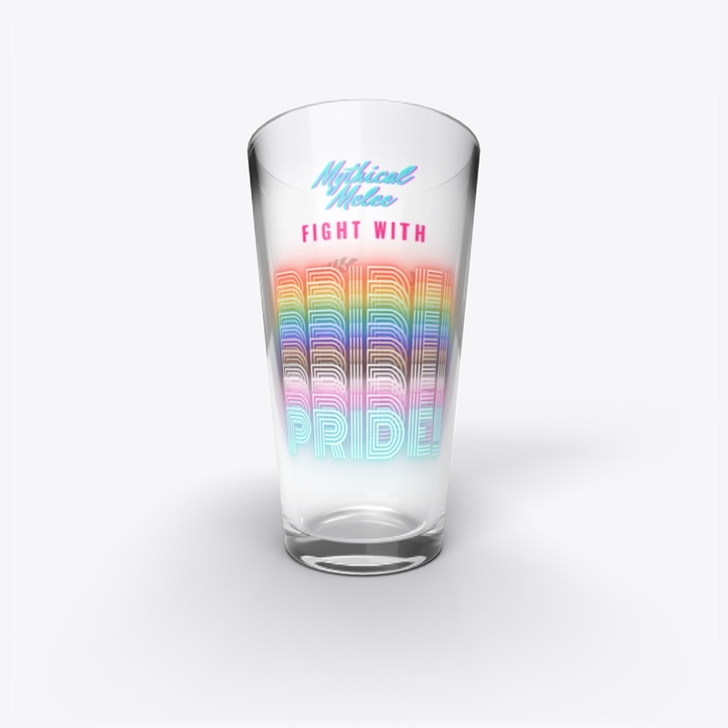 Fight with Pride - Neon Rainbow