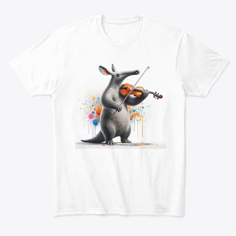Ant Eater playing violin