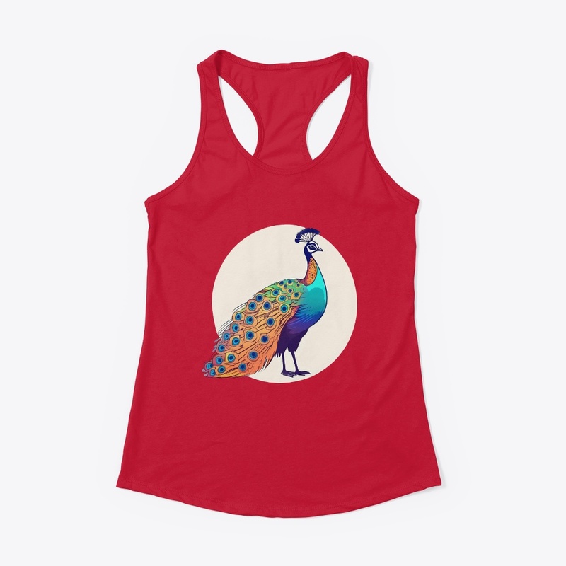 Elegant Abstract Peacock Design