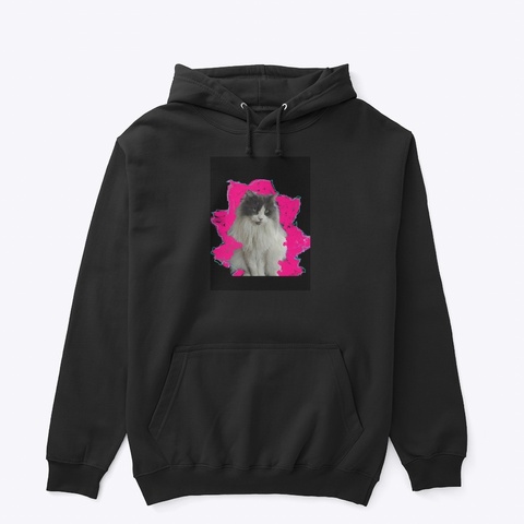 Cats Are Metal 🤘  Black T-Shirt Front