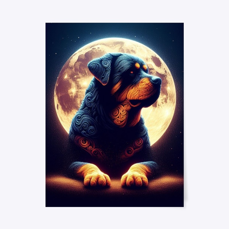 Rottweiler Moon