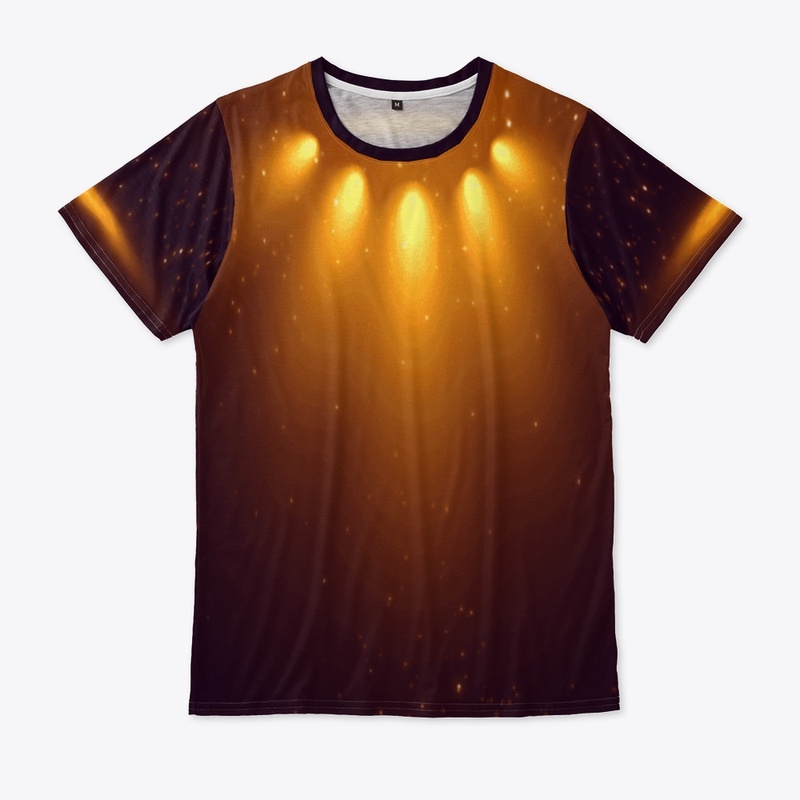 Golden magic light tishirt 