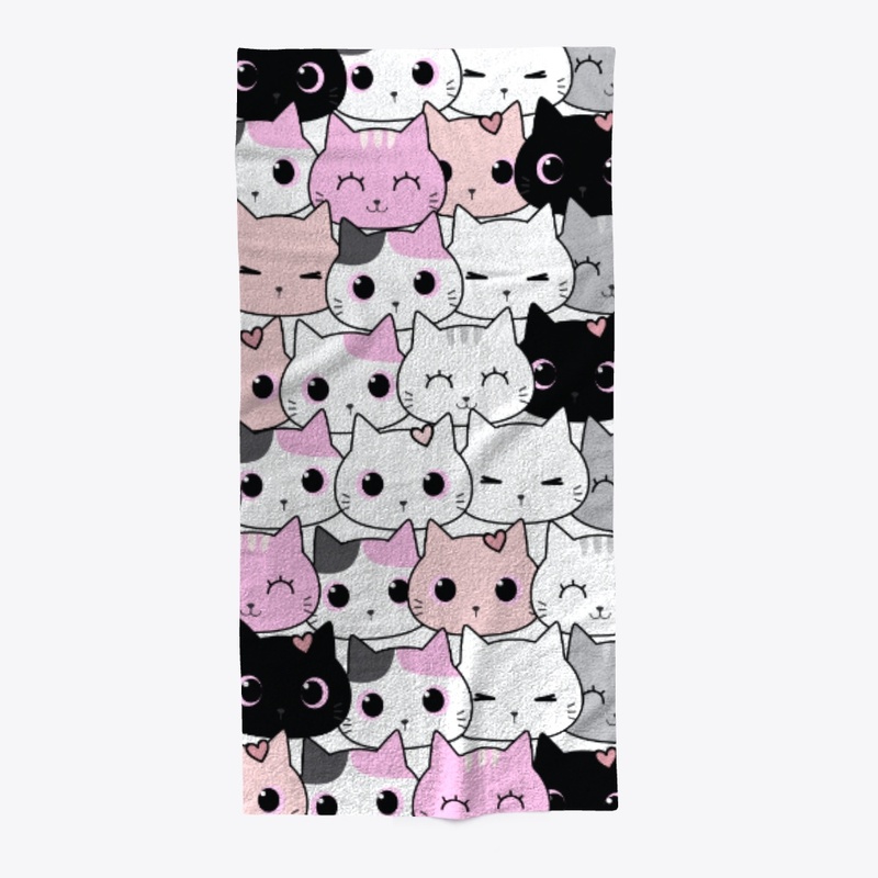 Cute Cats Allover Print