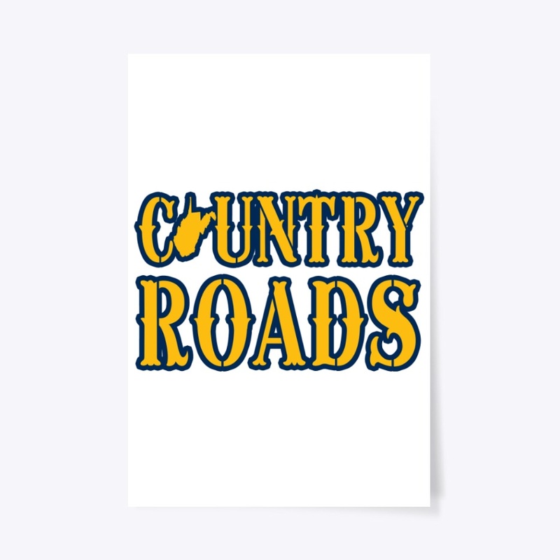 West Virginia Map Country Roads