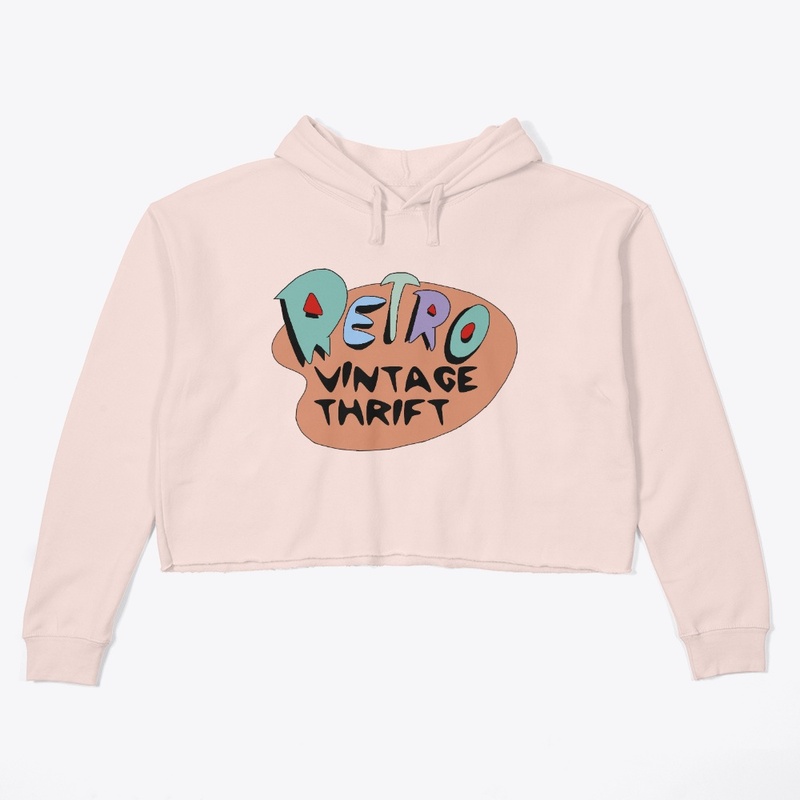 RetroVintage Thrift Classic Logo Hoodie
