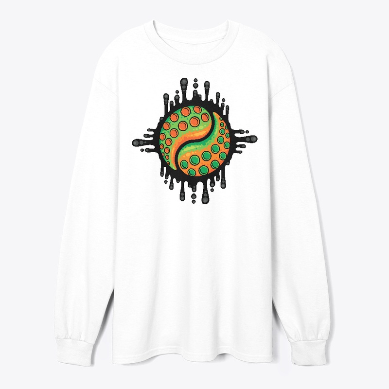 Inky Octopus Tentacle Yin Yang Symbol