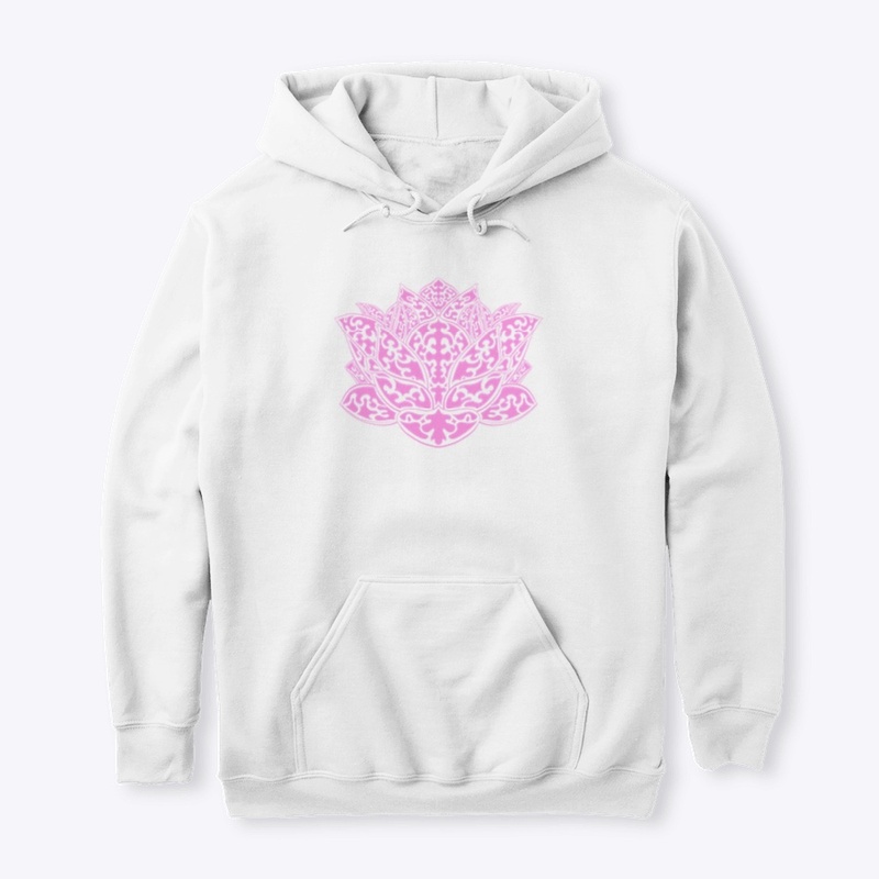 Pink tribal lotus flower