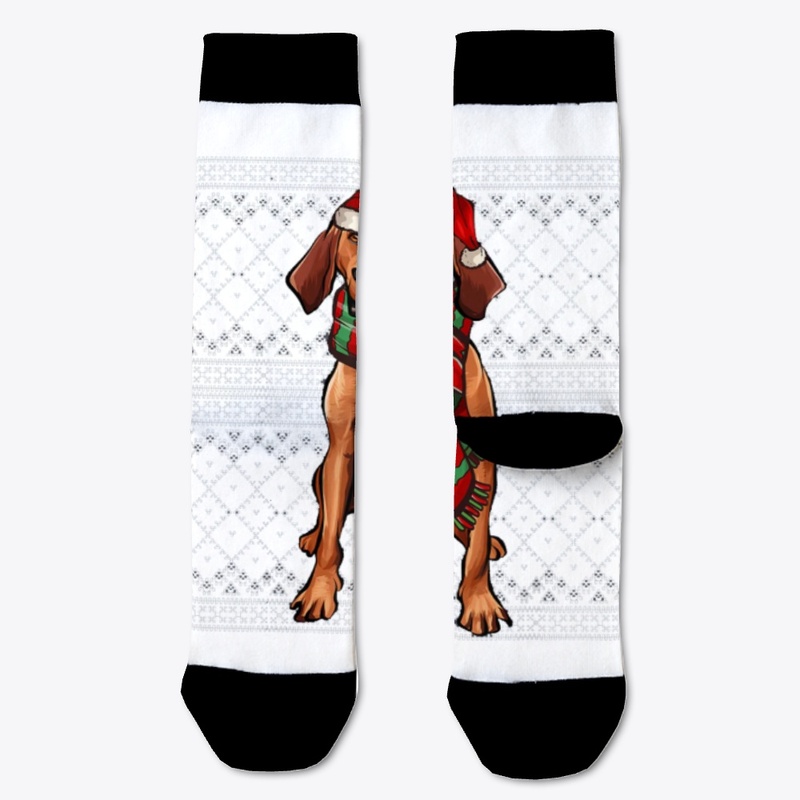REDBONE COONHOUND CHRISTMAS NEW T SHIRT