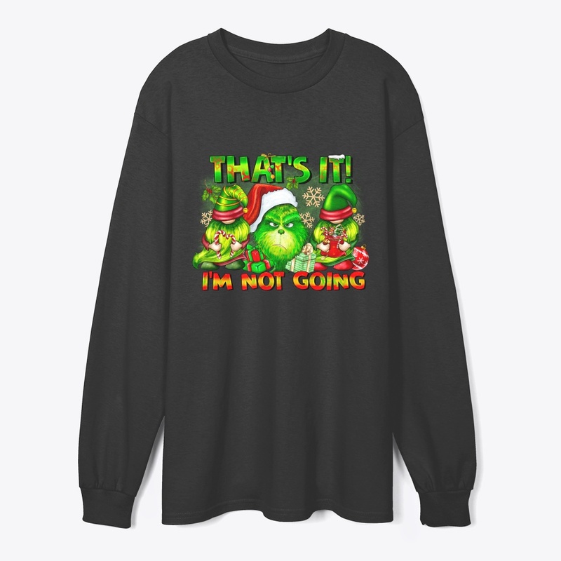 That's it I"m not going