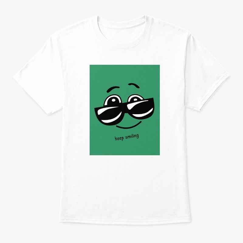 Women's Smiley Face Sunglasses T-Shirt 