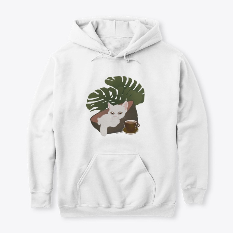 White Cat Coffee and her Montera Plant