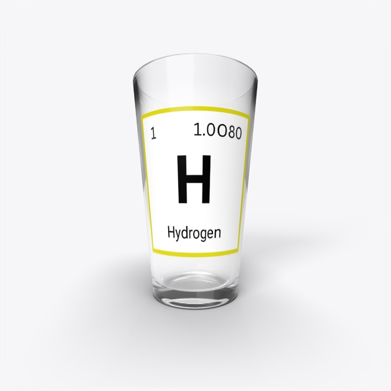 Hydrogen - H - Pint Glass 