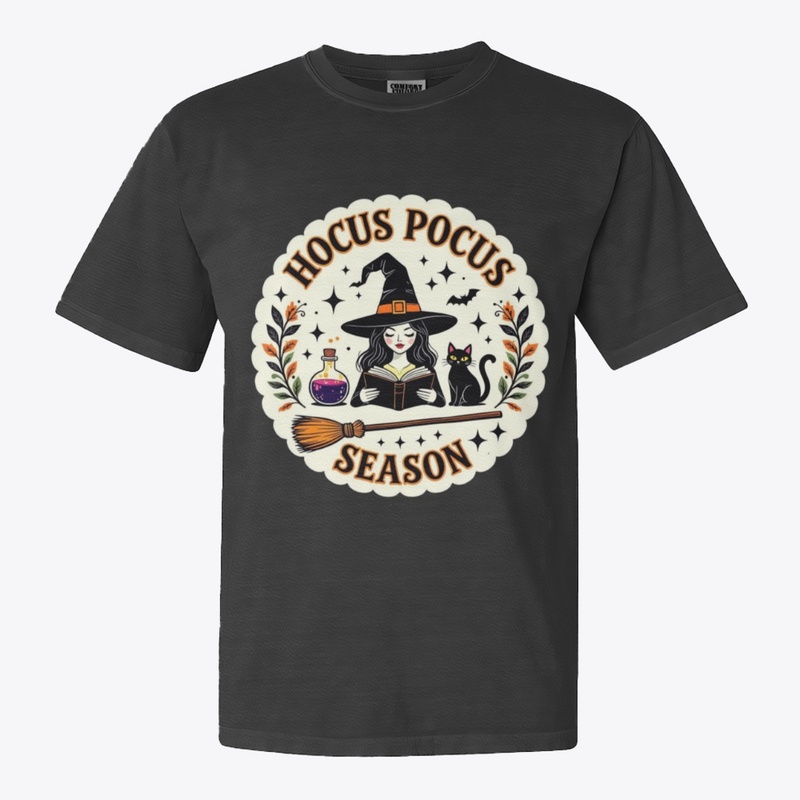 Hocus Pocus Season Halloween Emblem
