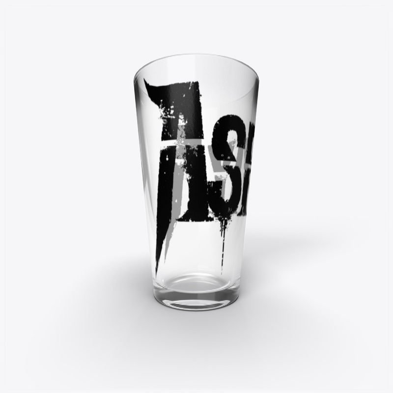 Black Logo Pint Glass