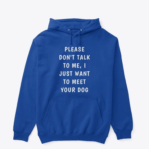 For Dog Lovers Royal T-Shirt Front