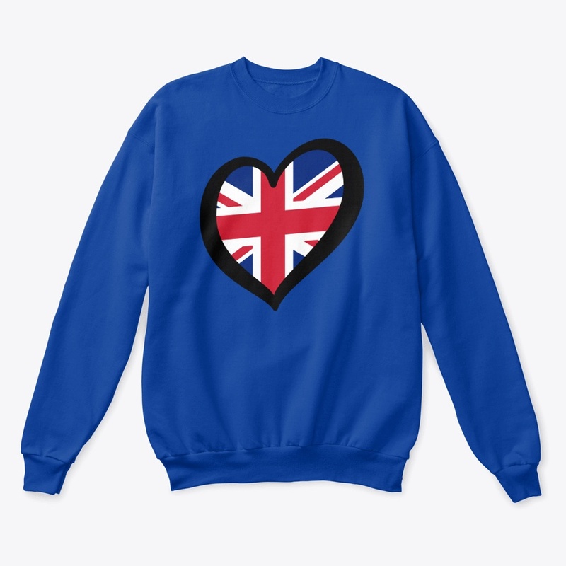 Beautiful UK flag design t shirt