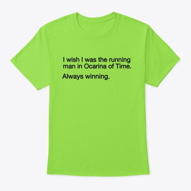 I wish I was the running man merch