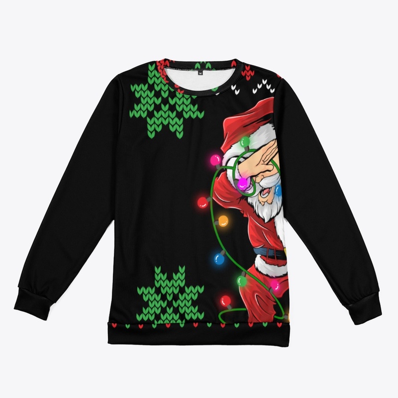 Dabbing Santa Ugly Christmas Design