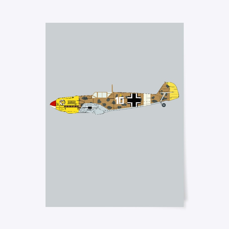 Bf109E-7 Afrika Tropical Camo Warbird