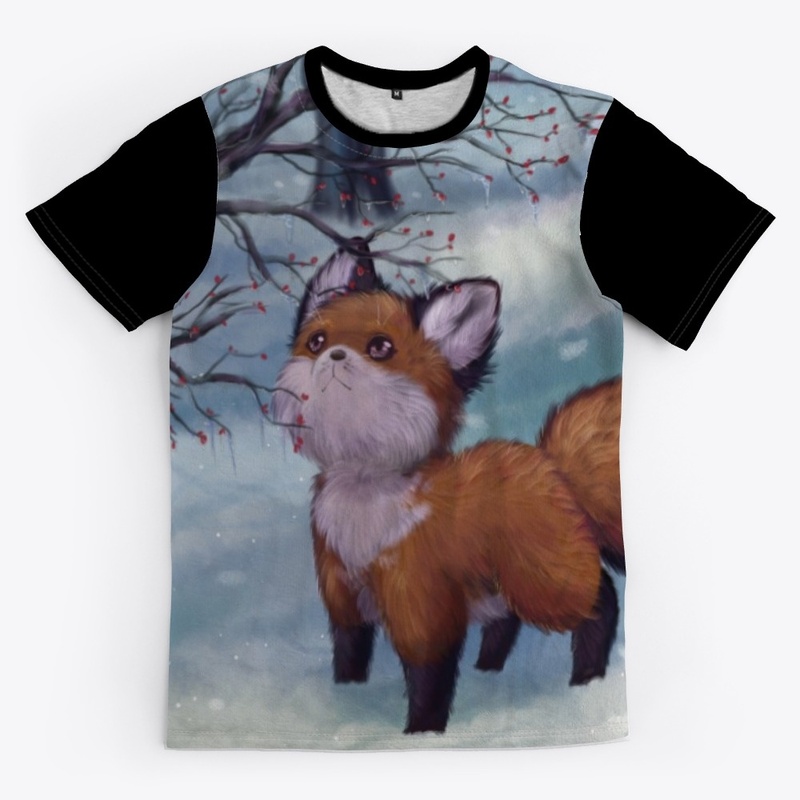 Frozen Winter Red Fox