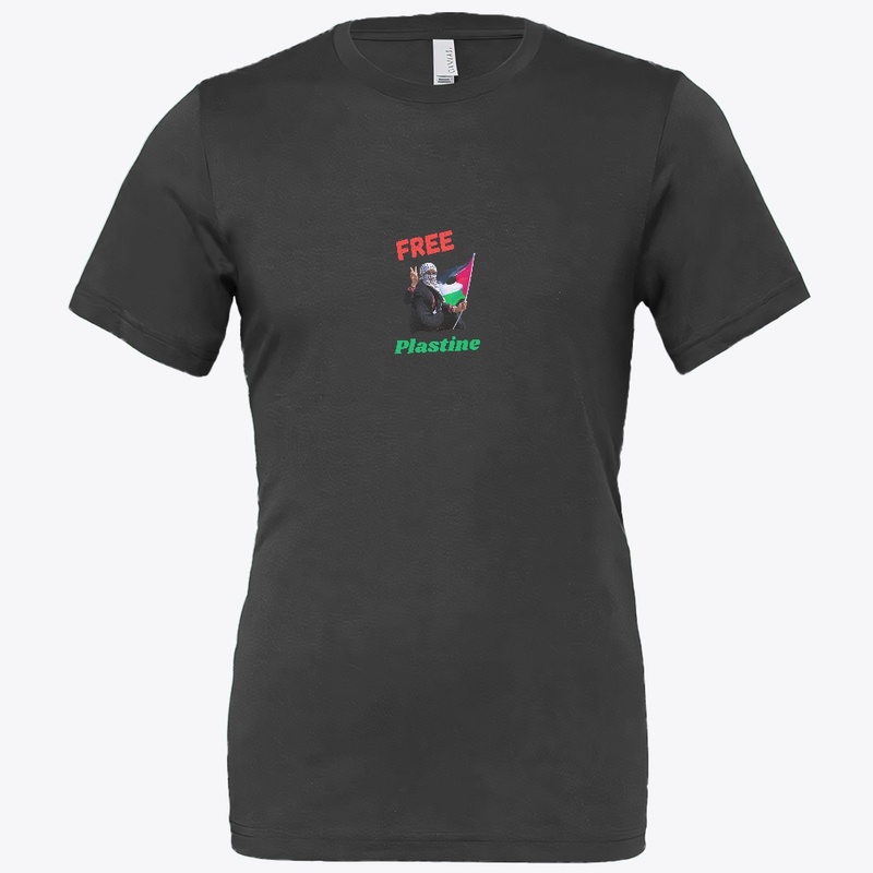 Free plastine Printed Classic sleeve t-s