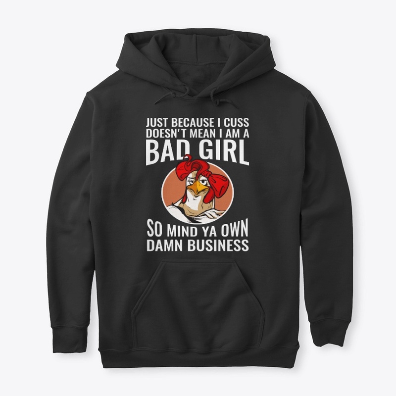 Funny Rooster Lover Gift Cuss Not Mean