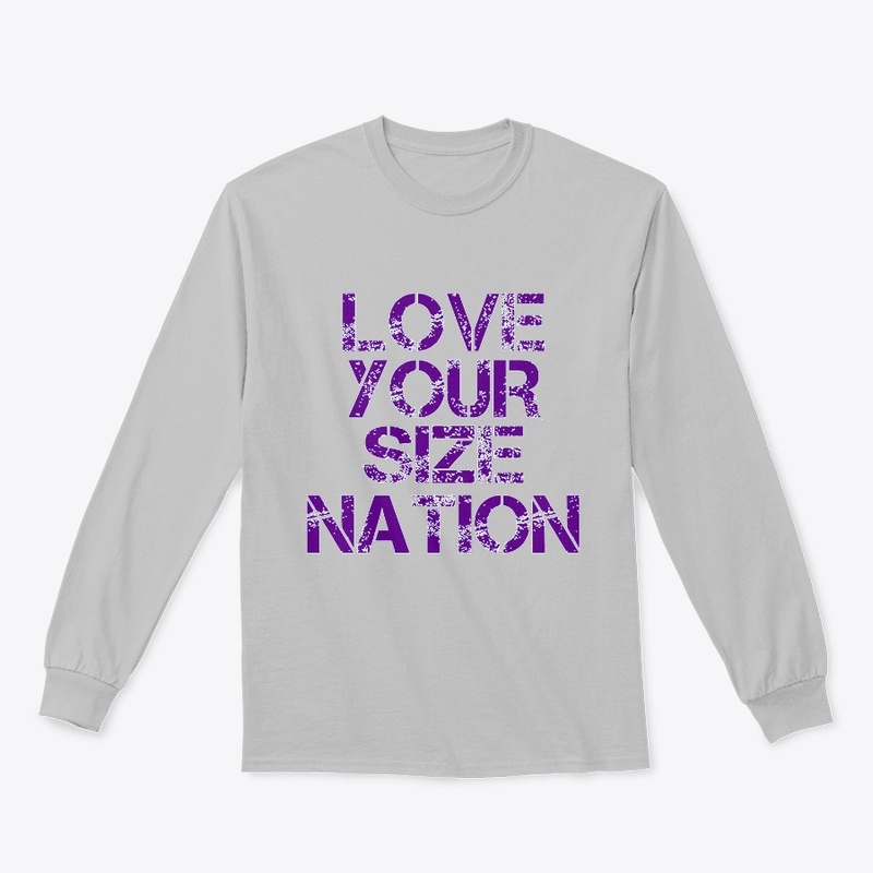 LOVE YOUR SIZE NATION purple v5