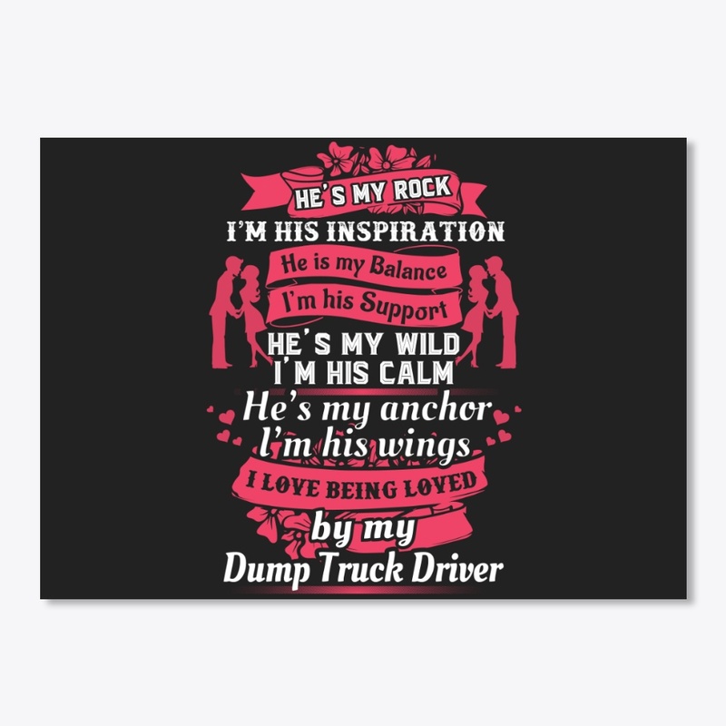 Adored Dump Truck Driver's Lady