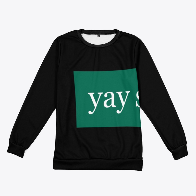 Yay Sports Written in White on Green
