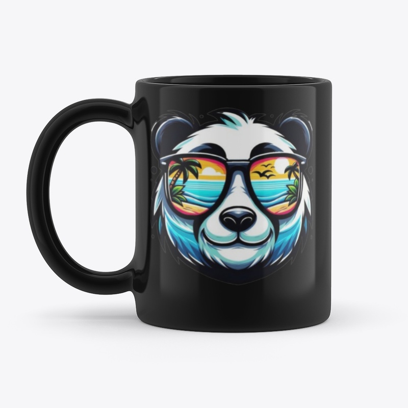 Cool Panda with Sunglasses 