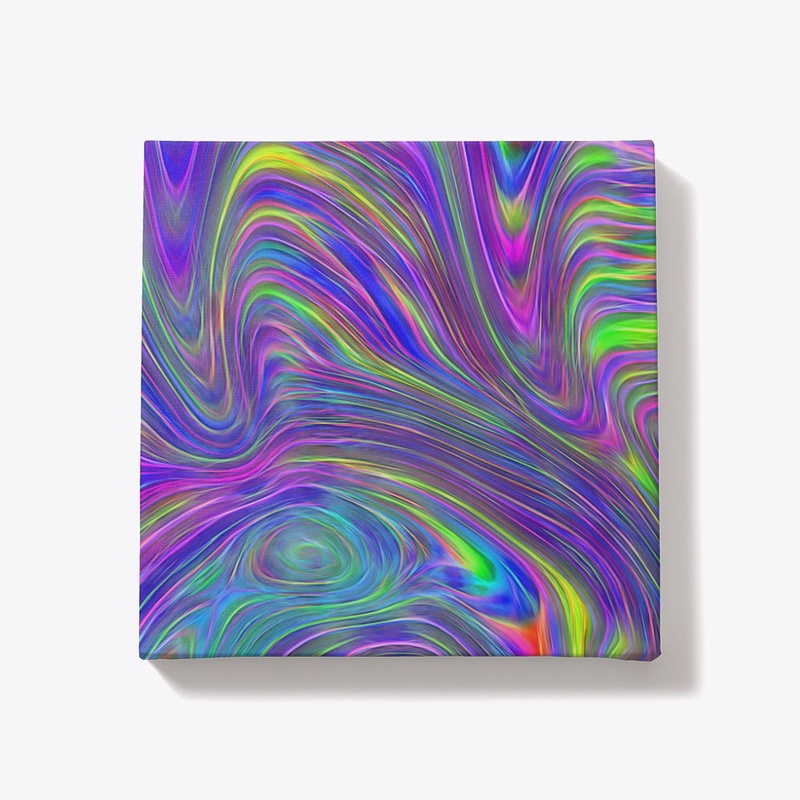 Abstract With Blue