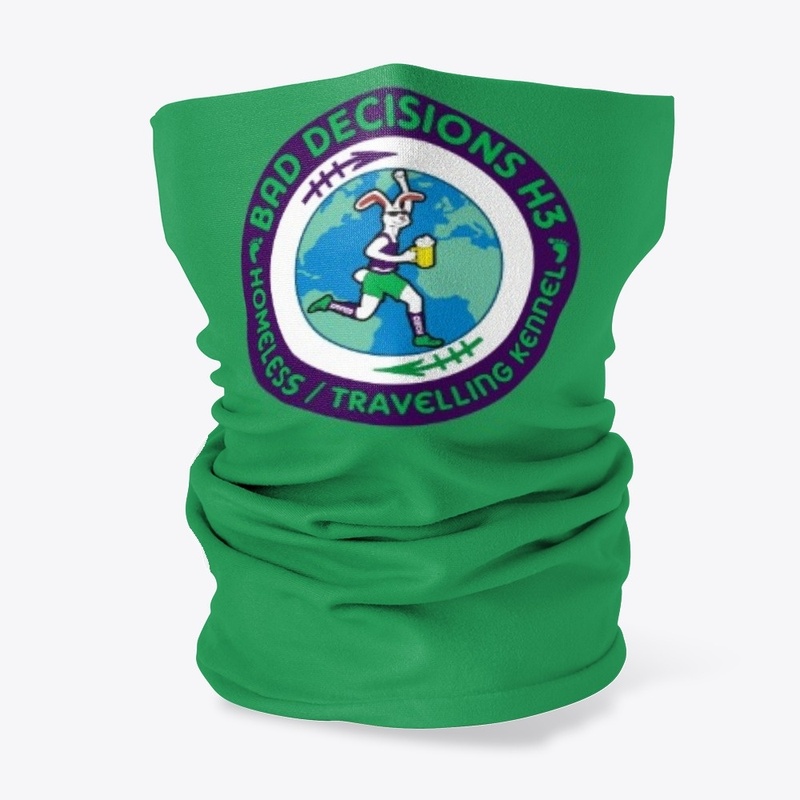 Neck gaiter BDH3 Bunny in Shorts logo