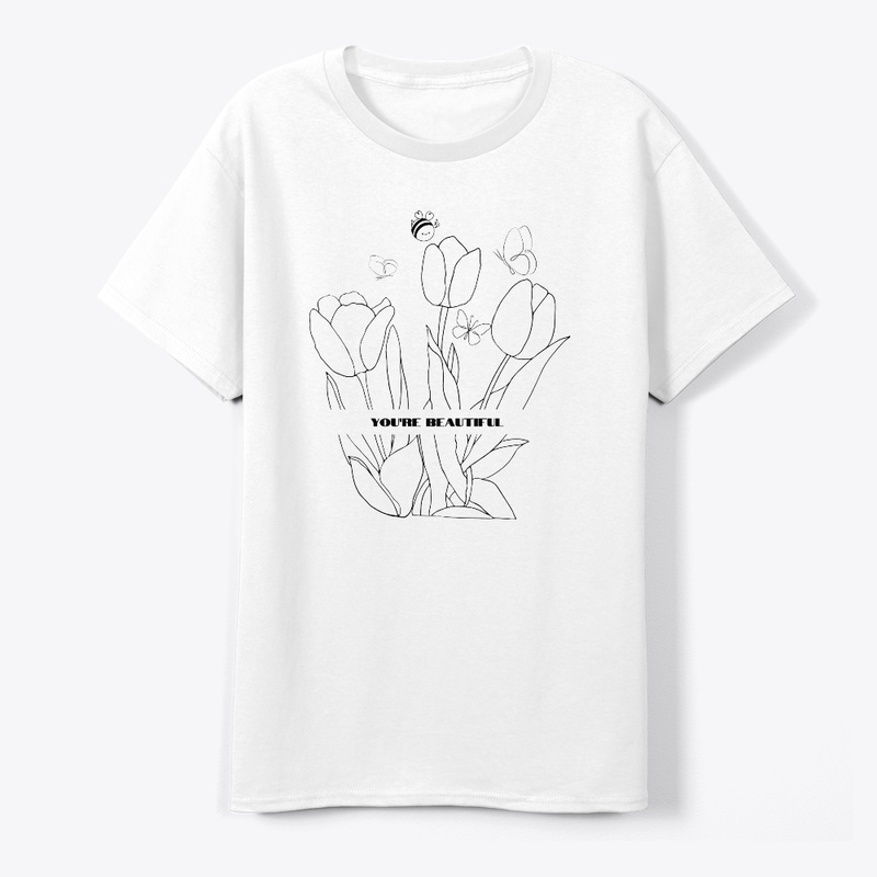 You're beautiful - Sketchy designs 