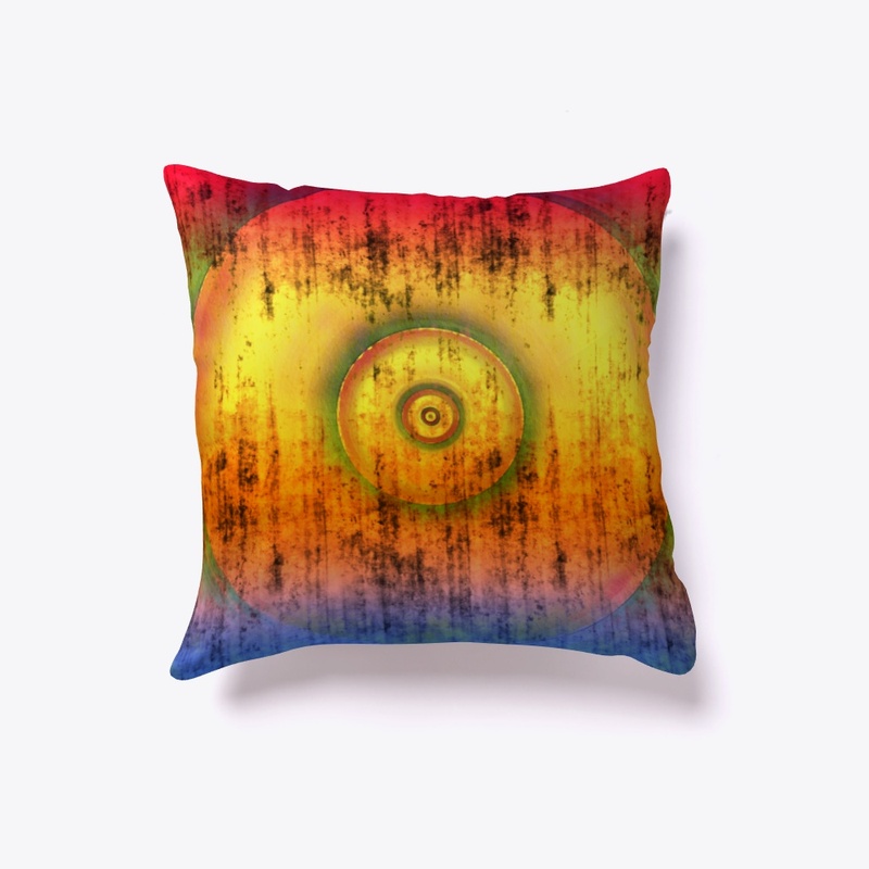 Autumn Colors Circular Pattern Abstract