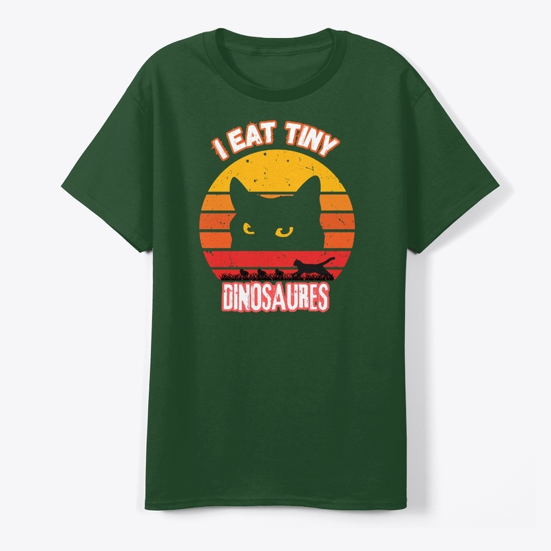 i eat tiny dinosaurs cat lovers tshirt