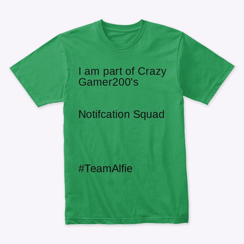 Limited Edition Notification squad merch