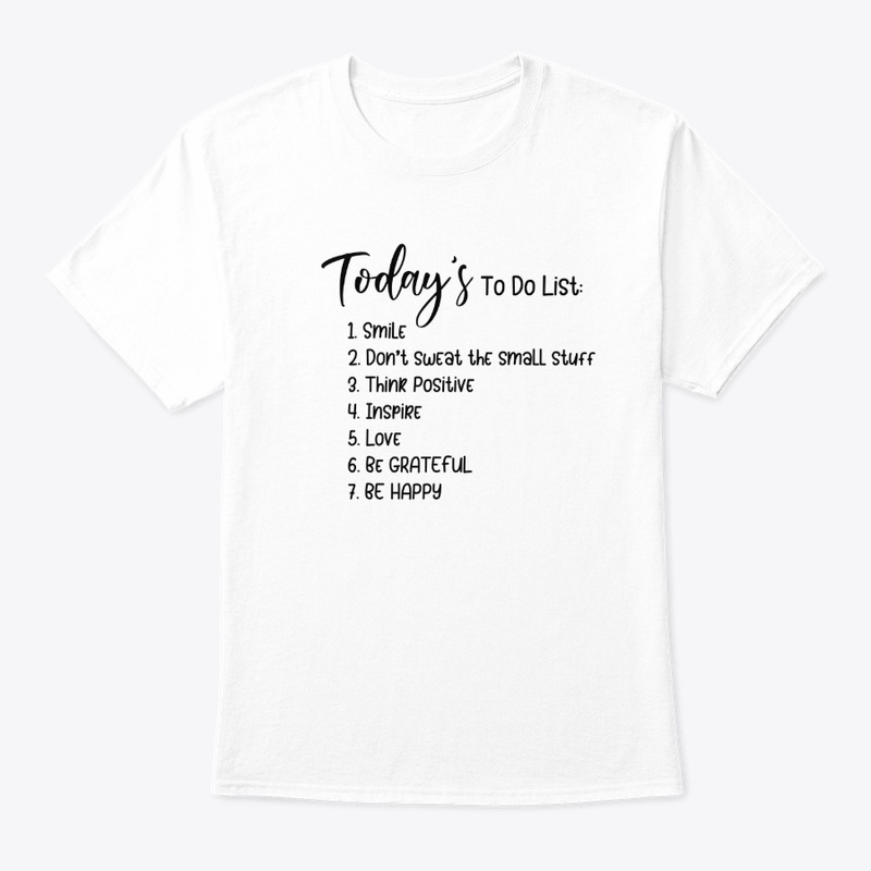 Today's to do list...